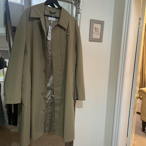 Lacoste men trench rain - lacoste, men’s