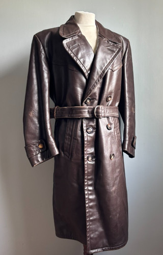 Vintage military trench coat - vintage,